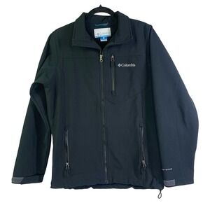 COLUMBIA Omni Wind Nylon Velcro Wrist Cuffs Cinch Waist Zip Pocket Jacket Coat‎